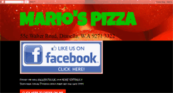 Desktop Screenshot of mariospizza.blogspot.com