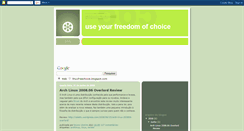 Desktop Screenshot of linuxfreechoice.blogspot.com