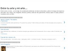 Tablet Screenshot of entretuarteymiarte.blogspot.com