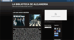 Desktop Screenshot of labibliotecadealejandria-jts.blogspot.com