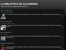 Tablet Screenshot of labibliotecadealejandria-jts.blogspot.com