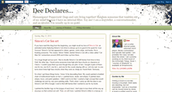 Desktop Screenshot of deedeclares.blogspot.com