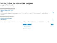 Tablet Screenshot of leonardgeorgeirving.blogspot.com