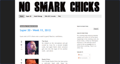 Desktop Screenshot of nosmarkchicks.blogspot.com