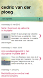Mobile Screenshot of cedricvanderploeg.blogspot.com