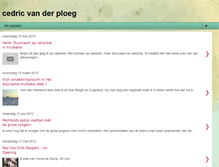 Tablet Screenshot of cedricvanderploeg.blogspot.com