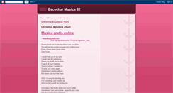 Desktop Screenshot of escucharmusica-82.blogspot.com