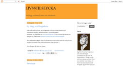 Desktop Screenshot of livsstilslycka.blogspot.com