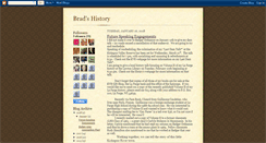 Desktop Screenshot of bradlfhist.blogspot.com
