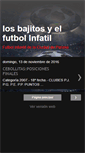 Mobile Screenshot of losbajitosyelfutbol.blogspot.com