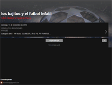 Tablet Screenshot of losbajitosyelfutbol.blogspot.com