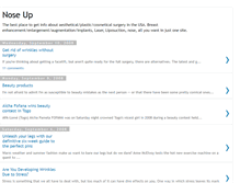 Tablet Screenshot of noseup.blogspot.com