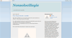 Desktop Screenshot of nonsolociliegie.blogspot.com