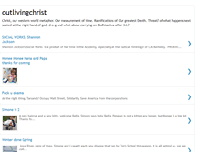 Tablet Screenshot of outlivingchrist.blogspot.com