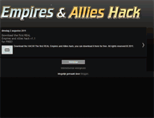 Tablet Screenshot of empiresandallies-hack.blogspot.com