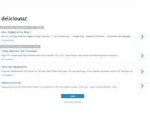 Tablet Screenshot of delicioussz.blogspot.com