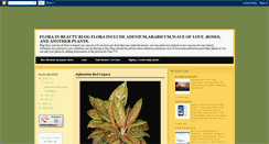 Desktop Screenshot of florainbeauty.blogspot.com