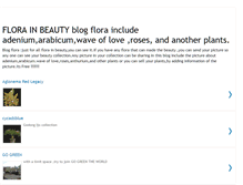 Tablet Screenshot of florainbeauty.blogspot.com
