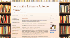 Desktop Screenshot of escritoresnarino.blogspot.com