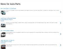 Tablet Screenshot of newsforautoparts.blogspot.com