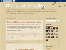 Tablet Screenshot of fiveislandartgallery.blogspot.com