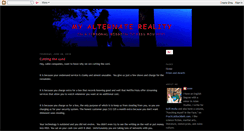 Desktop Screenshot of myalternatereality.blogspot.com