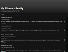 Tablet Screenshot of myalternatereality.blogspot.com