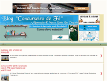 Tablet Screenshot of concurseirodefe.blogspot.com