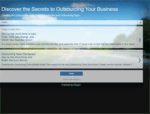 Tablet Screenshot of outsourcingbusinessstrategy.blogspot.com