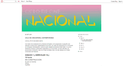 Desktop Screenshot of ciclodecinenacional.blogspot.com