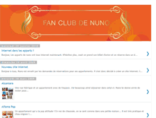 Tablet Screenshot of nunofanclub.blogspot.com