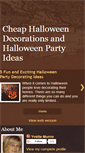 Mobile Screenshot of halloweendecorationandpartyideas.blogspot.com