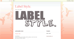 Desktop Screenshot of fashionlabelstyle.blogspot.com