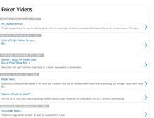 Tablet Screenshot of pokervideosonline.blogspot.com