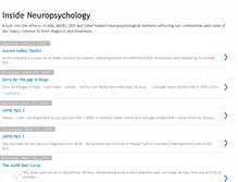Tablet Screenshot of insideneuropsych.blogspot.com