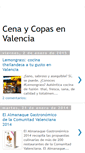 Mobile Screenshot of cenaycopasenvalencia.blogspot.com