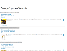 Tablet Screenshot of cenaycopasenvalencia.blogspot.com