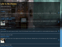 Tablet Screenshot of lifeisnodisney.blogspot.com