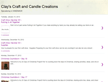 Tablet Screenshot of clayscraft.blogspot.com