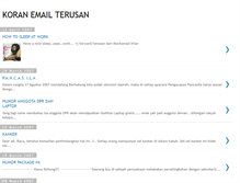 Tablet Screenshot of koranemailterusan.blogspot.com