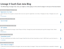 Tablet Screenshot of lineage2sea.blogspot.com