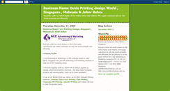 Desktop Screenshot of namecardprinting.blogspot.com