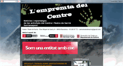 Desktop Screenshot of empremtadelcentre.blogspot.com