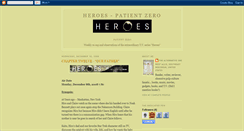 Desktop Screenshot of heroespatientzero.blogspot.com