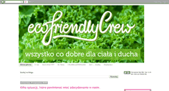 Desktop Screenshot of ecofriendlycrew.blogspot.com