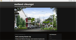 Desktop Screenshot of metlandcileungsi.blogspot.com