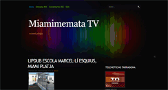 Desktop Screenshot of miamimemata-tv.blogspot.com