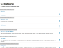 Tablet Screenshot of icollectgames.blogspot.com