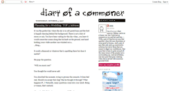 Desktop Screenshot of diaryofacommoner.blogspot.com
