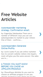 Mobile Screenshot of freewebsitearticles.blogspot.com